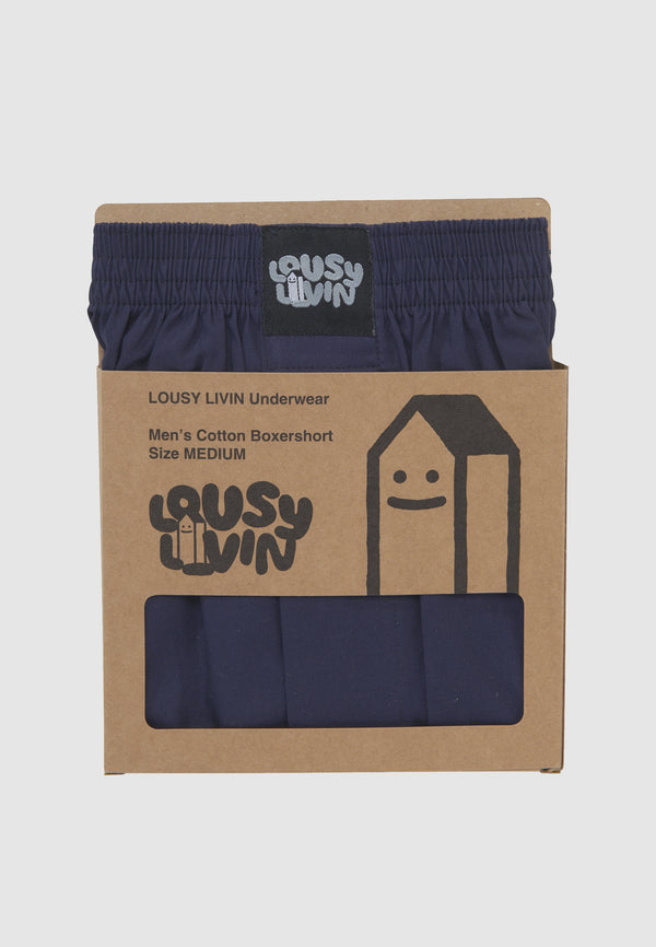 Lousy Livin Underwear PLAIN BOXERSHORTS Navy