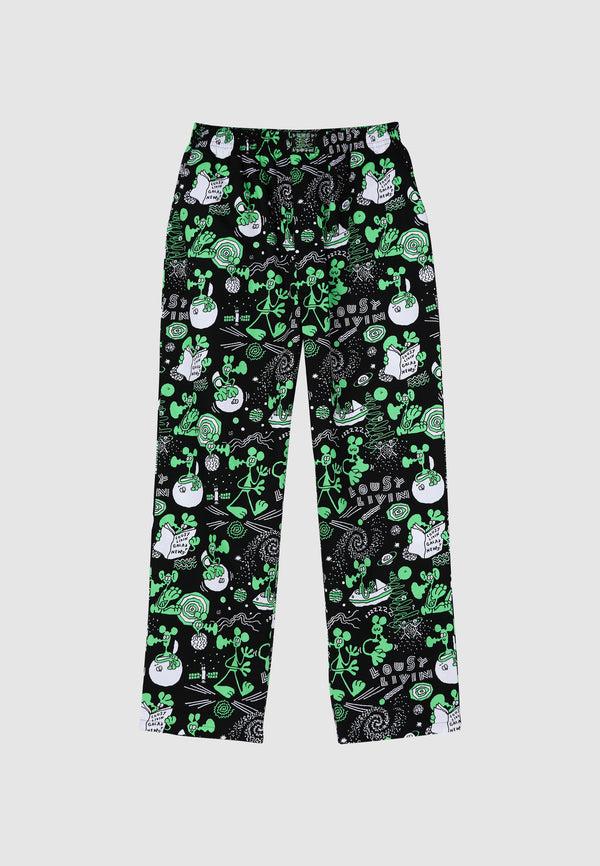 Lousy Livin Underwear Pyjama Outer Space Black