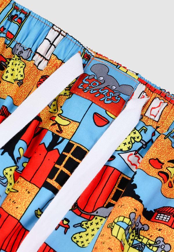 Lousy Livin Underwear Pyjama Pant Haiku Blazing