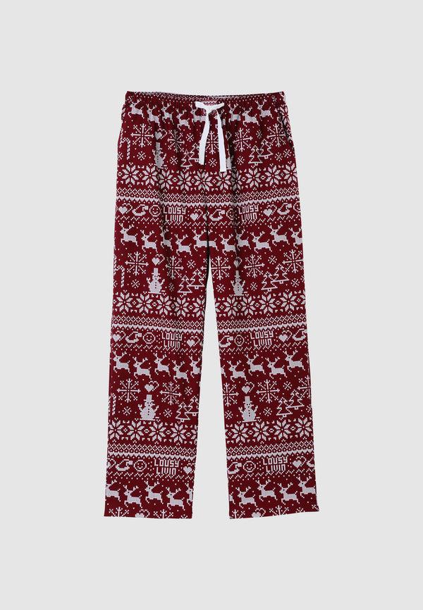 lousy livin underwear Pyjama Pants Scandi Burgundy