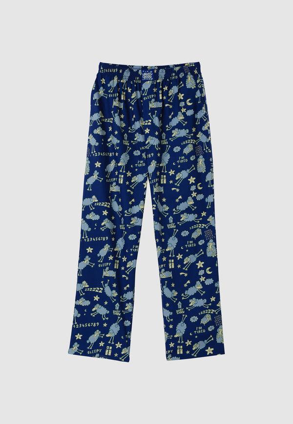 Lousy Livin Underwear Pyjama "Sheep" True Blue