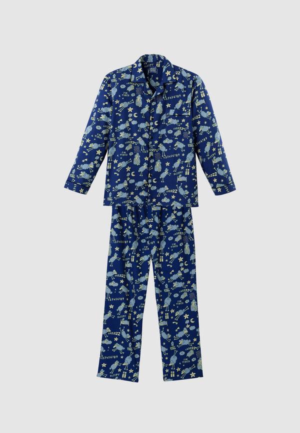 lousy livin underwear Pyjama "Sheep" True Blue