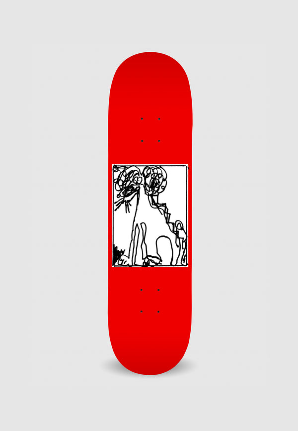 lousy livin underwear Skateboard "Doggy" Red