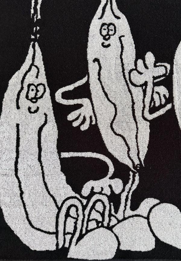 Lousy Livin Underwear Towel Banana Group Black