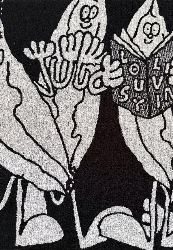 Lousy Livin Underwear Towel Banana Group Black