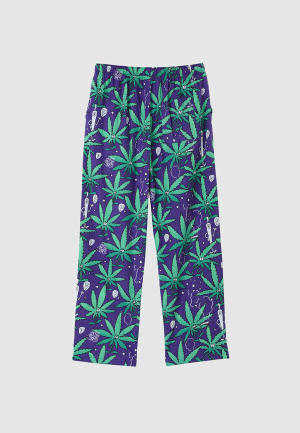 Lousy Livin Underwear Pants "Pyjama Pant Weedy" Purple Haze