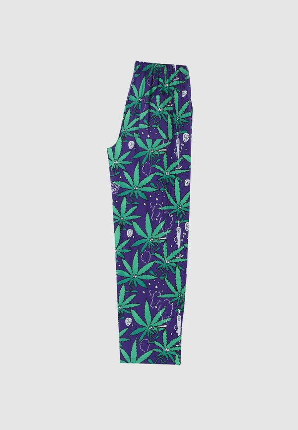 Lousy Livin Underwear Pants "Pyjama Pant Weedy" Purple Haze