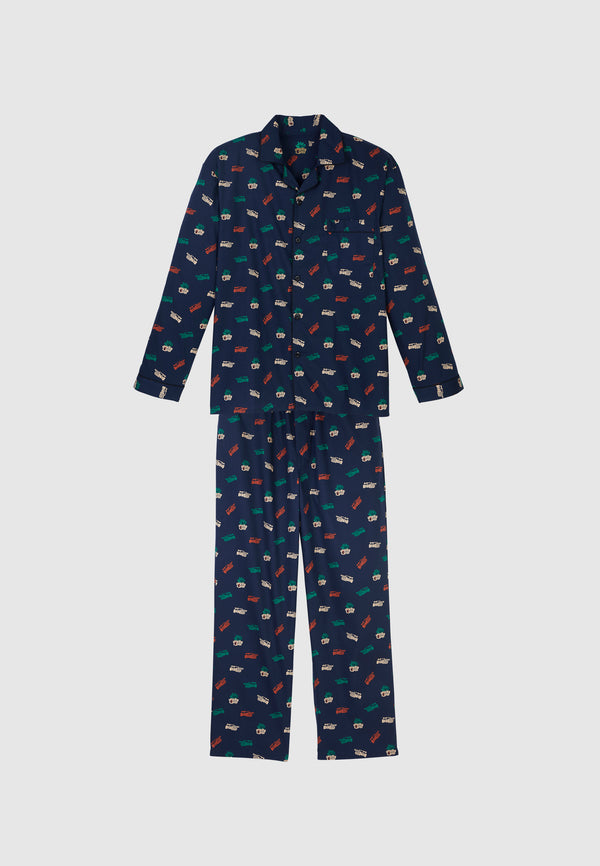 lousy livin underwear Pyjama "Magenta x Lousy Livin" Navy