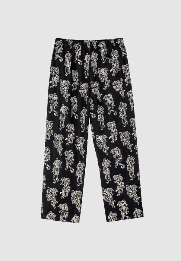 Lousy Livin Underwear Pyjama Pant Broderson Tiger Black