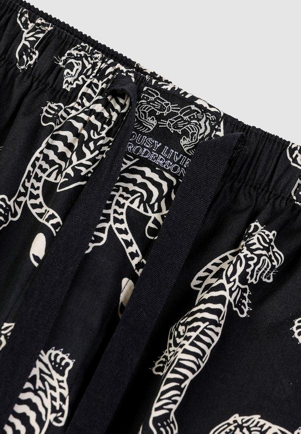Lousy Livin Underwear Pyjama Pant Broderson Tiger Black