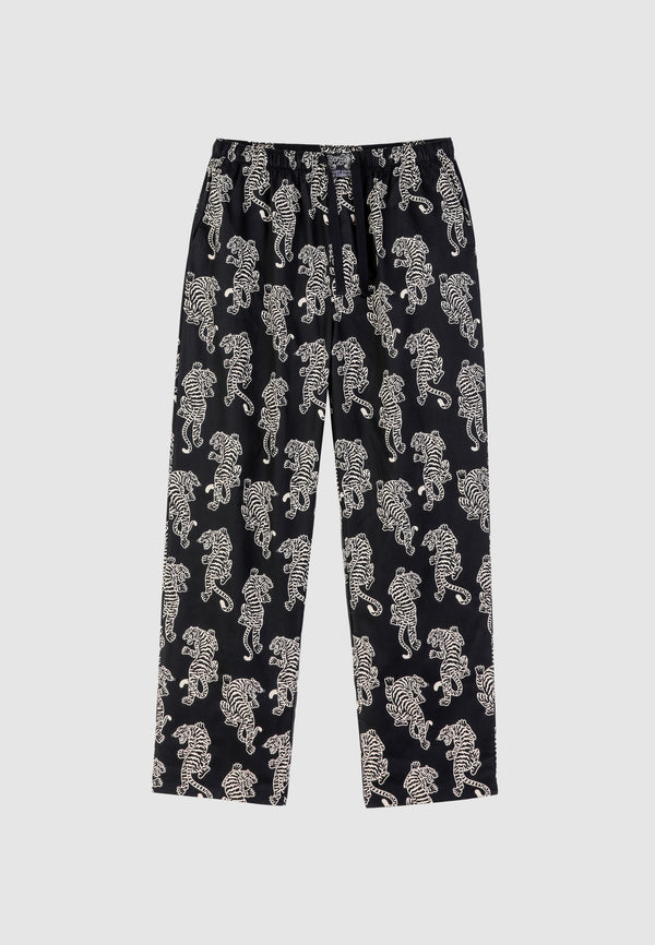 lousy livin underwear Pyjama Pant Broderson Tiger Black
