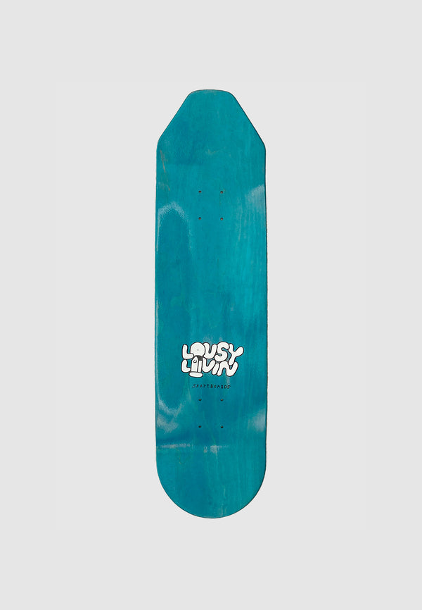 Lousy Livin Underwear Skateboard Deck "Lousy House" Black/White