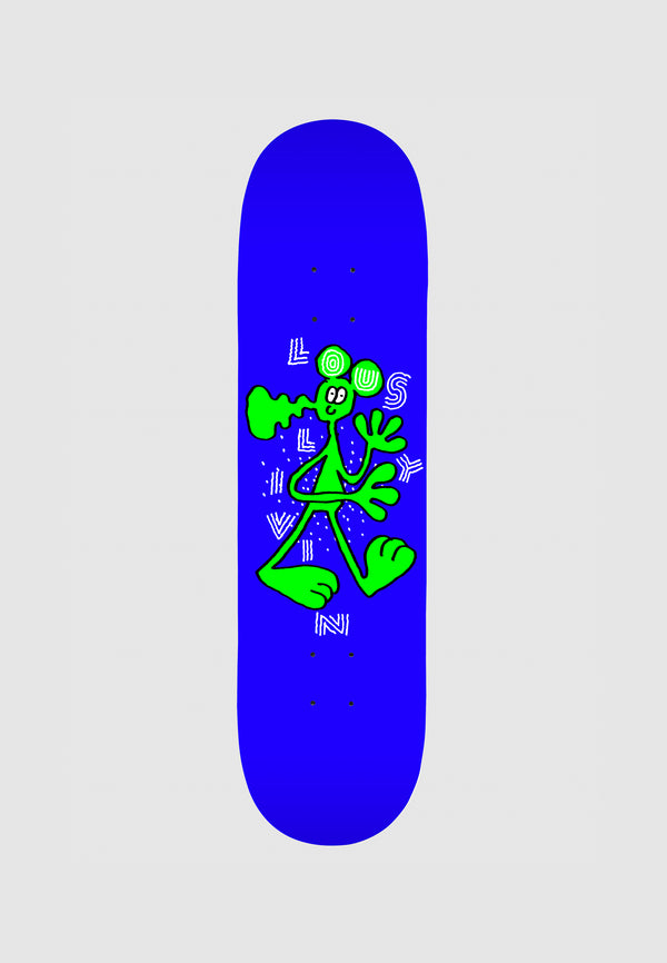lousy livin underwear Skateboard Deck "Space Kid" Royal