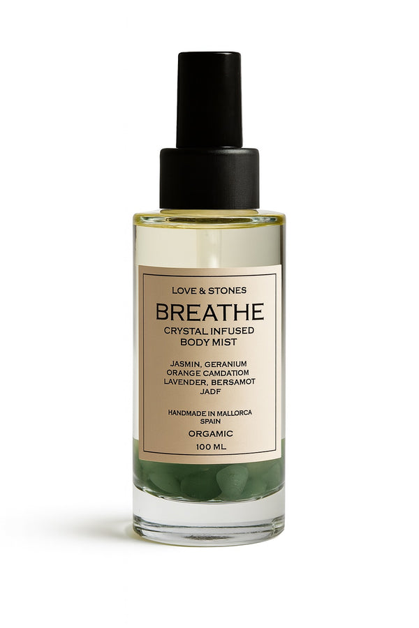 love & stones BREATHE BODY MIST - JADE CRYSTAL INFUSED SCENTED BODY MIST Skin Care