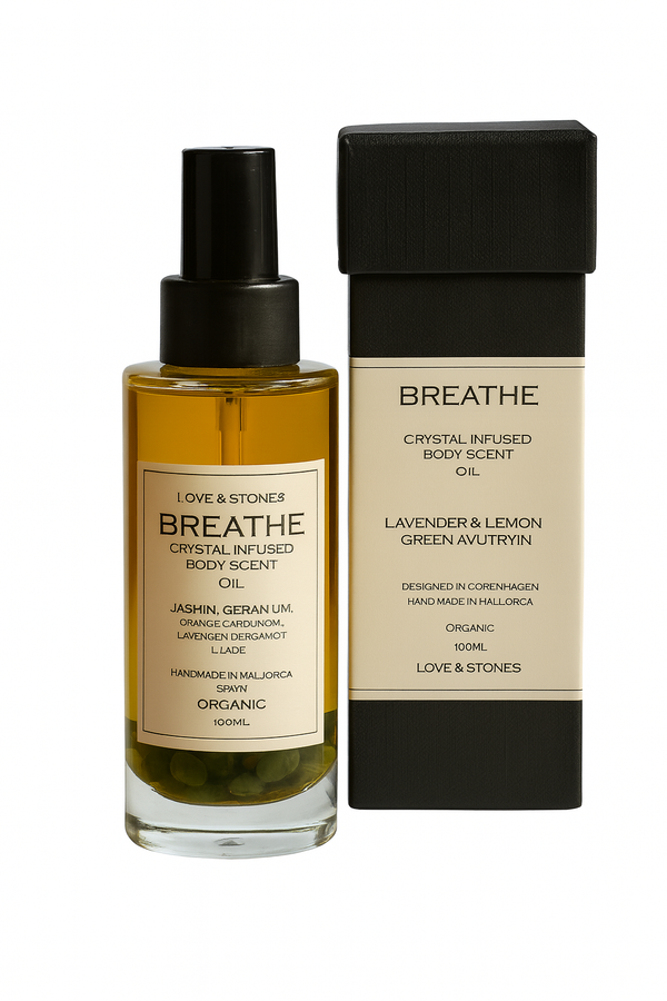 Love & Stones BREATHE - JADE INFUSED SCENTED BODY OIL Skin Care