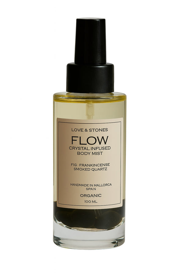 love & stones FLOW. - SMOKED QUARTZ CRYSTAL INFUSED SCENTED BODY MIST Skin Care