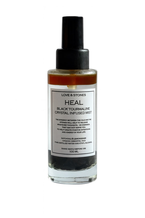 love & stones HEAL - BLACK TOURMALINE CRYSTAL INFUSED MIST Lifestyle