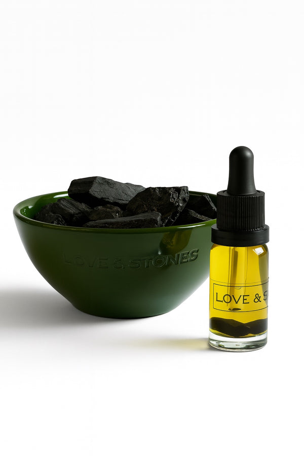 love & stones HEAL - RAW BLACK TOURMALINE CRYSTALS SCENTED DIFFUSER Lifestyle