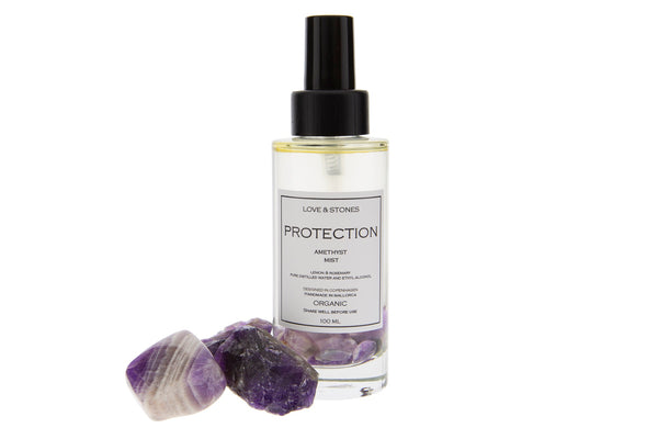 Love & Stones PROTECTION - AMETHYST INFUSED CRYSTAL MIST Lifestyle