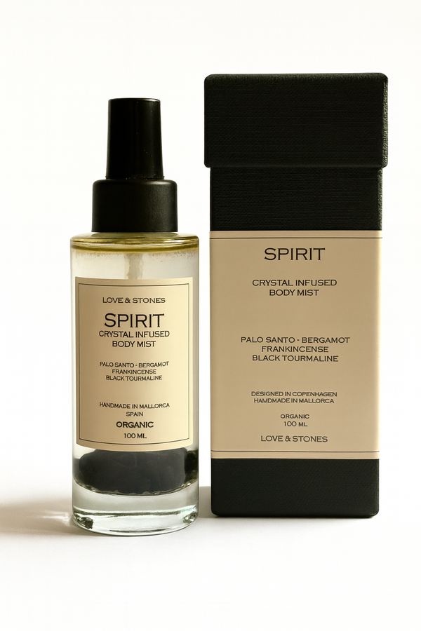 Love & Stones SPIRIT - TOURMALINE CRYSTAL INFUSED SCENTED BODY MIST Skin Care