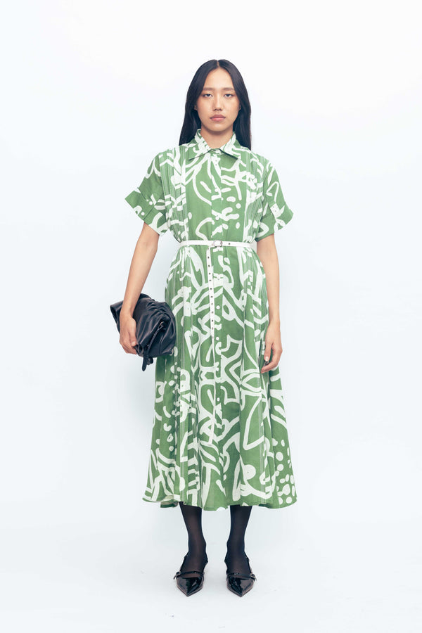 love birds Ara Linen Dress