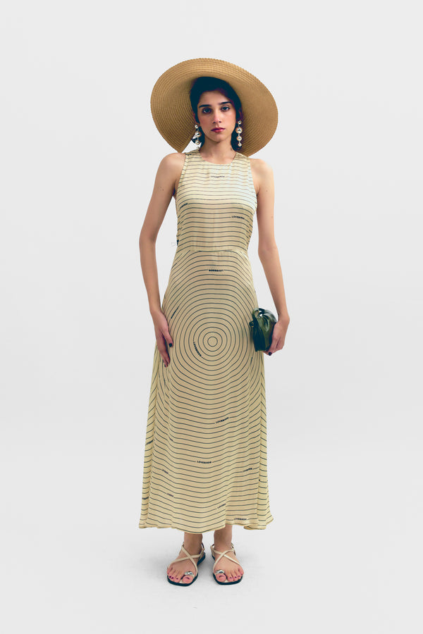 love birds Ava Silk Dress