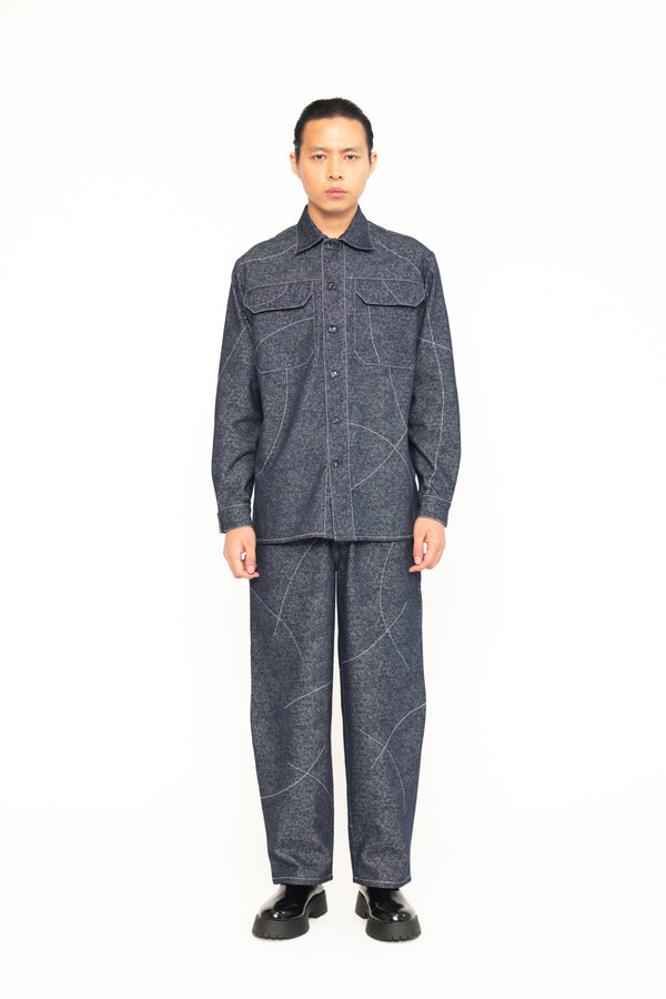 love birds Biv Denim Shirt