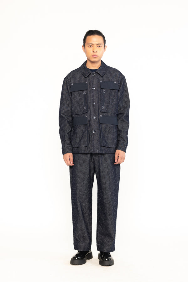 love birds Blaze Denim Shacket