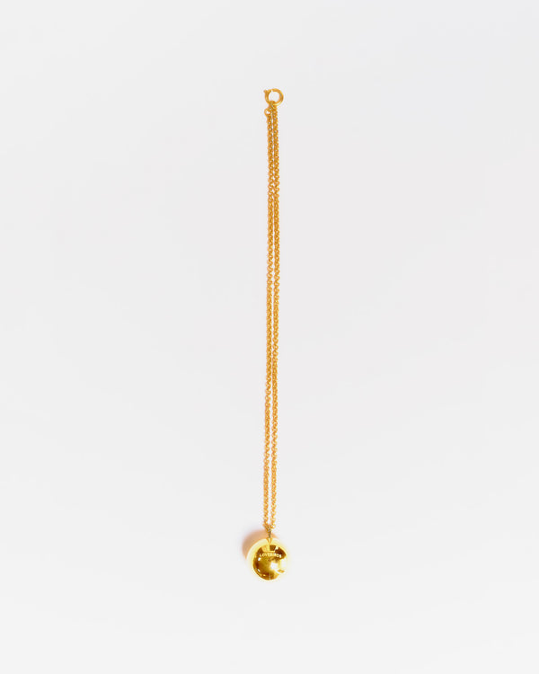 love birds Circle of Life Necklace - Gold