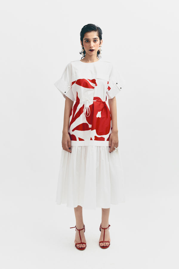 love birds Echo Applique Dress