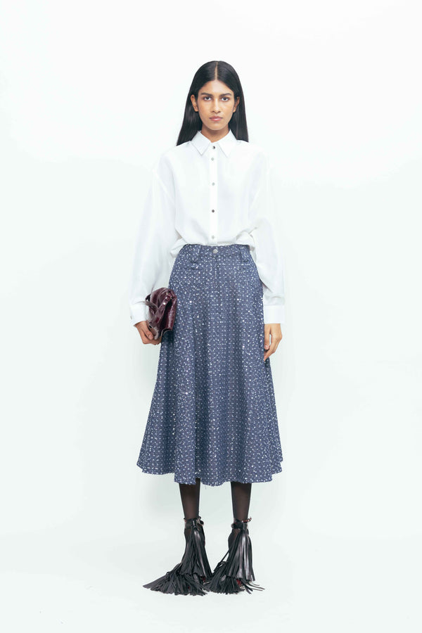 love birds Era Denim Skirt