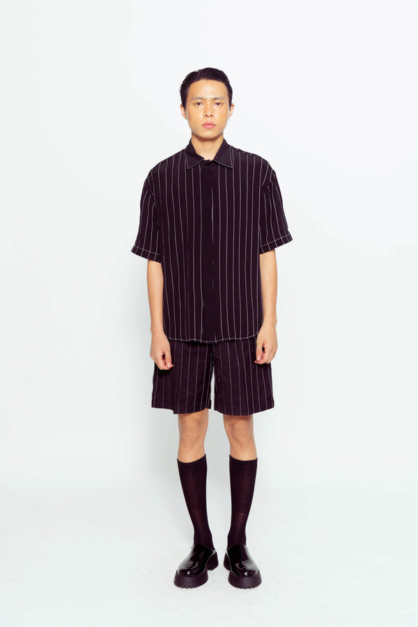 love birds Erick Pintucked Crepe Shirt