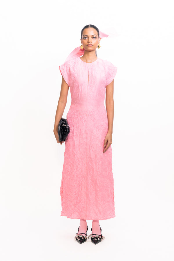 love birds Harlow Silk Dress