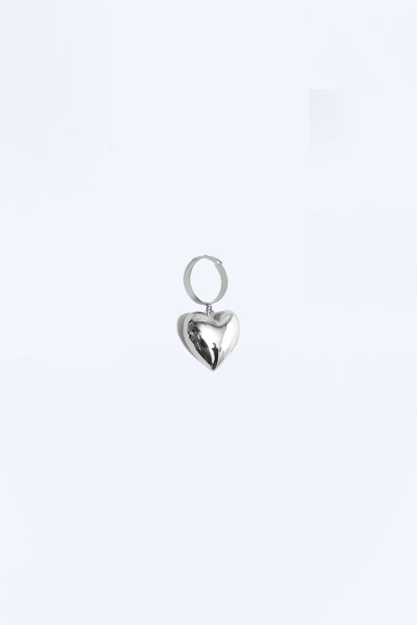 love birds Heart Ring - Silver