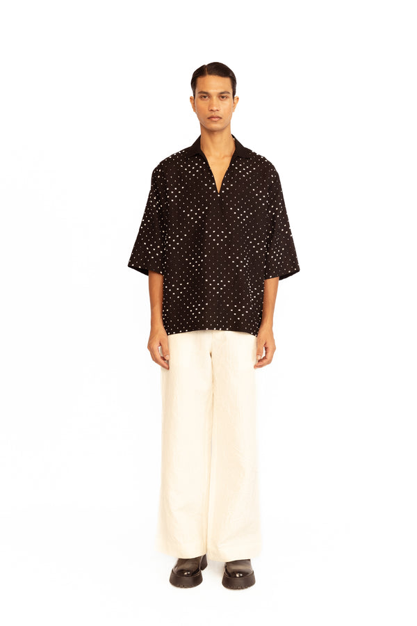 love birds Hugo Linen Shirt