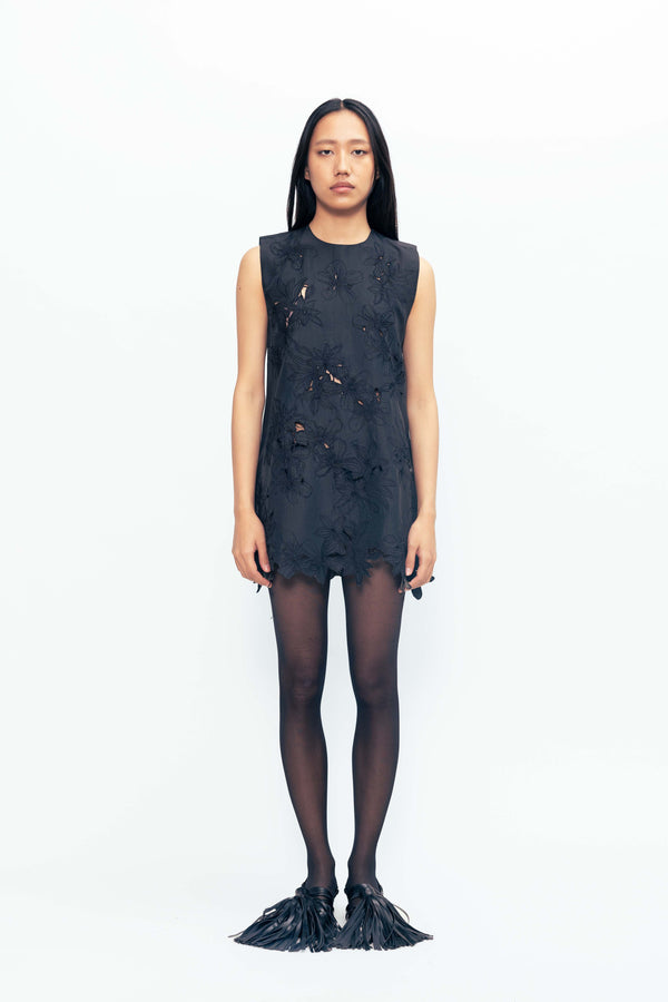 love birds Janis Dress - Black