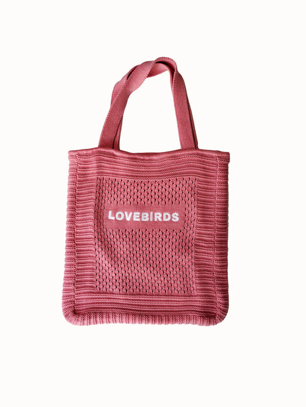 love birds Knit Tote Bag