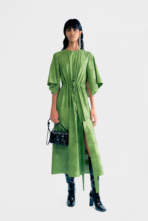 love birds Matcha Latte Dress