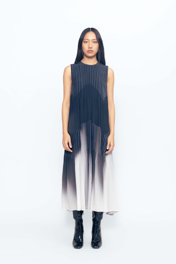 love birds Nebula Crepe Dress