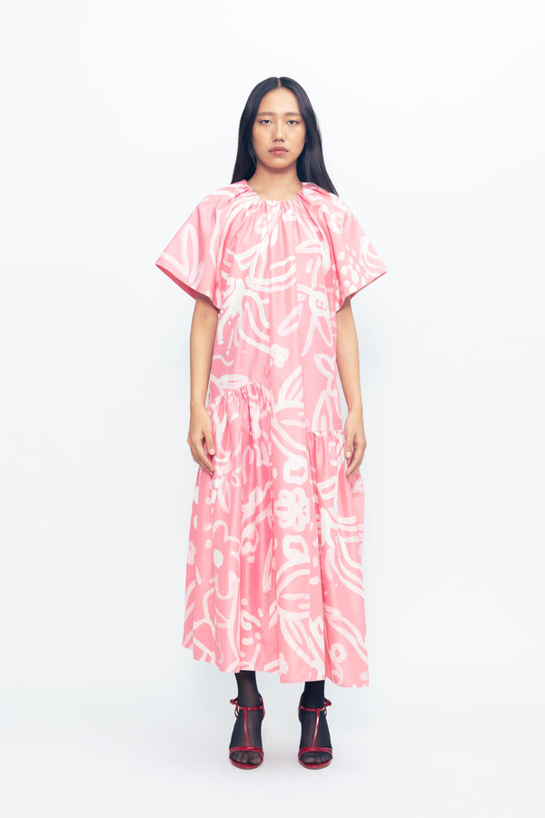 love birds Odyssey Silk Dress