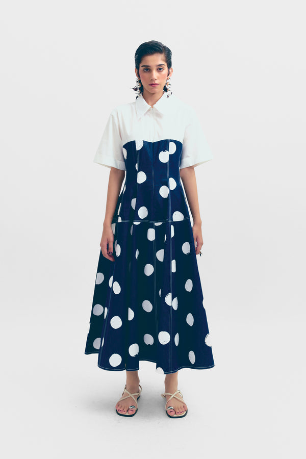 love birds Osaka Denim Dress