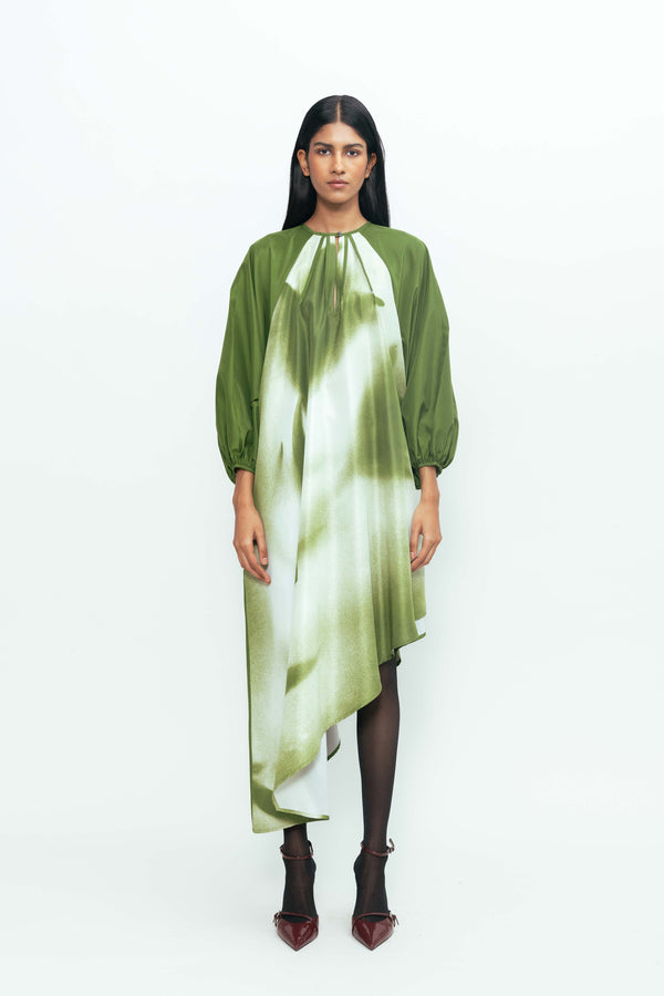 love birds Philipa Silk Dress