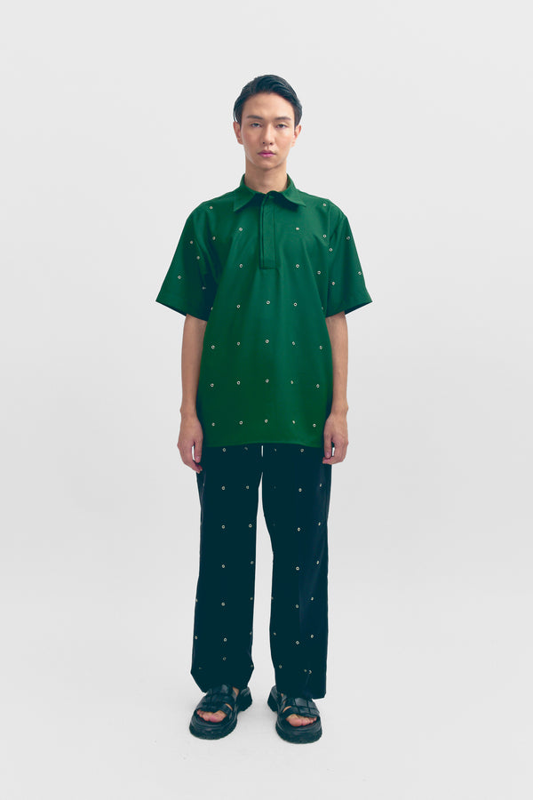 love birds Sawyer Rivetted Shirt - Olive