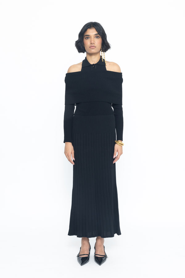 love birds Silo Knit Set - Black