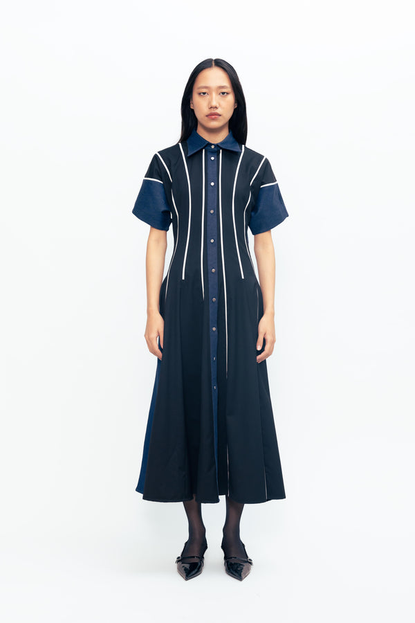 love birds Soho Denim Dress