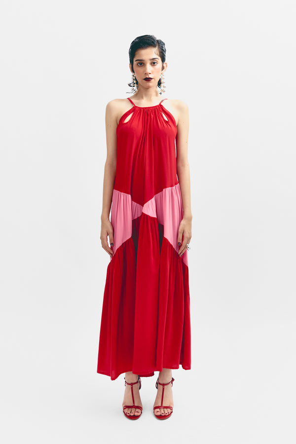 love birds Sunday Crepe Dress