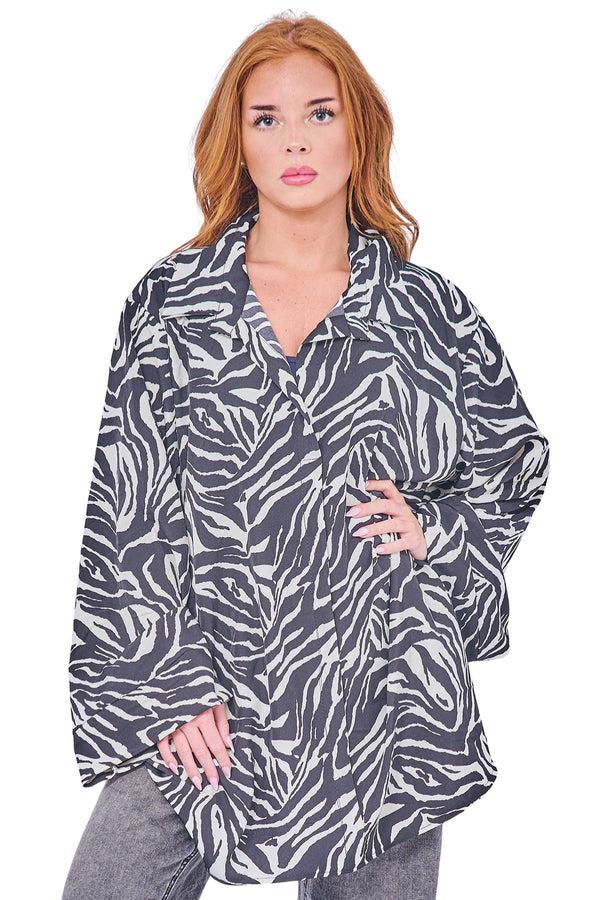 Love My Fashions All-Over Leopard Print Tunic Shirt