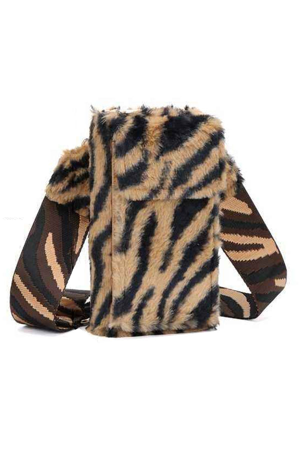 love my fashions Animal Print Faux Sling Shoulder Bag