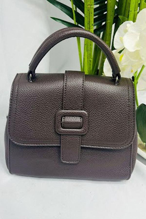 Love My Fashions Buckle Detail Top Handle Shoulder Bag