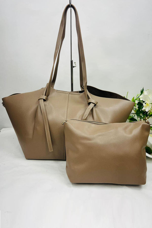 love my fashions Detachable Strap Two Handle Shoulder Bag